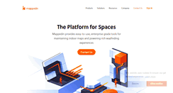 Desktop Screenshot of mappedin.com